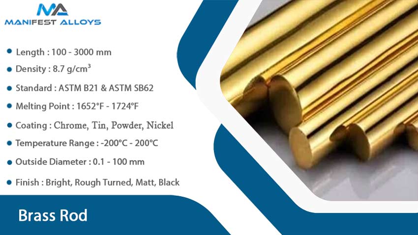 thumbnail image 2 of 1" Diameter X 17" Long 360 Brass Round Bar – ASTM B16 1/2 Hard – Made In USA, Perfect For Lathe Stock & Machining 2 of 6